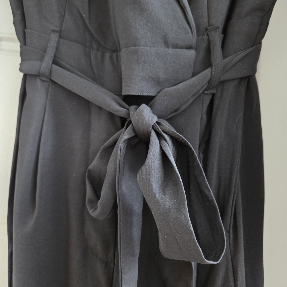 a new day Black Long Sleeve Wrap Front Jumpsuit NWT - Picture 4 of 14